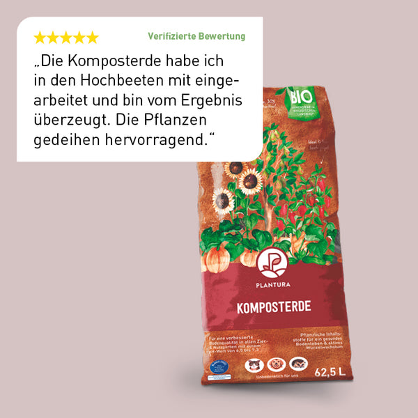Bewertung der Plantura Bio-Komposterde