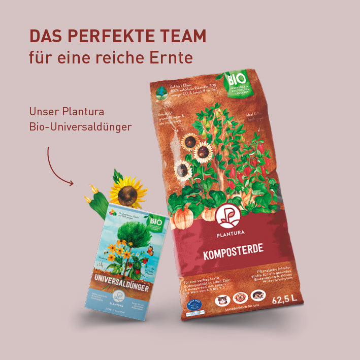 Plantura Bio-Komposterde und Bio-Universaldünger