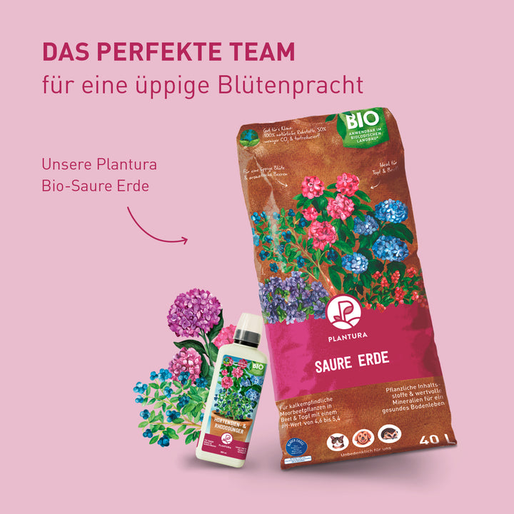 Bio-Hortensien- & Rhododendrondünger / 800 ml