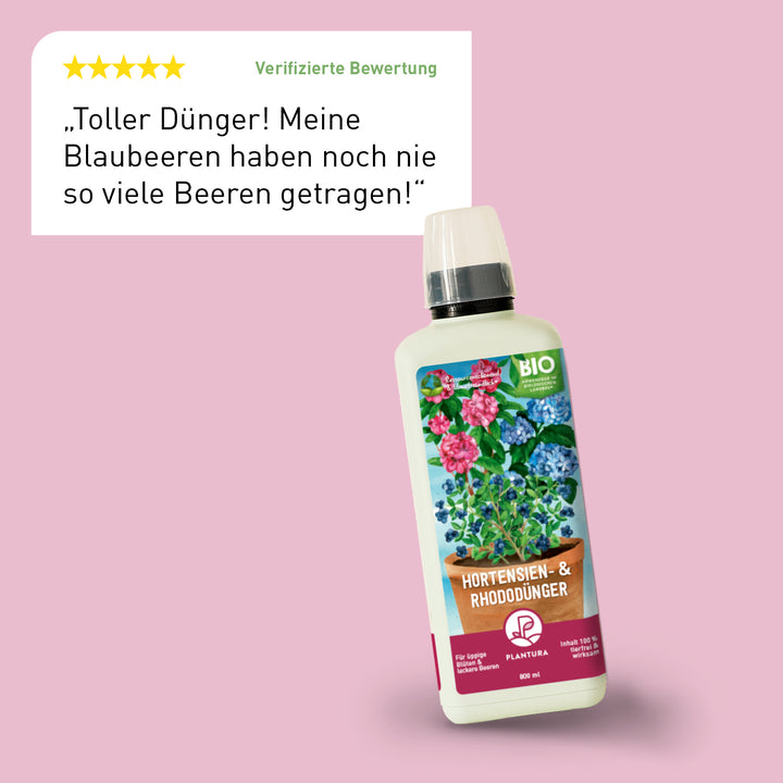 Bio-Hortensien- & Rhododendrondünger / 800 ml