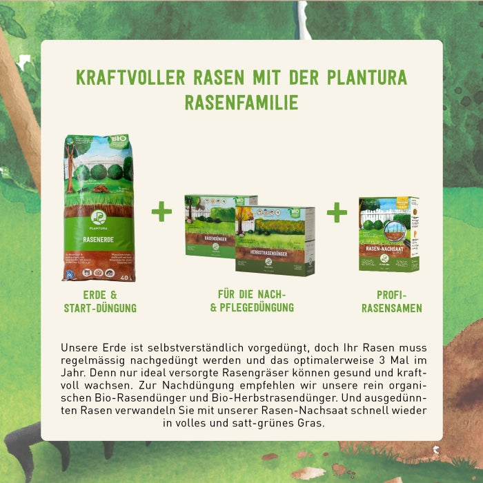 Rasen-Produkte von Plantura