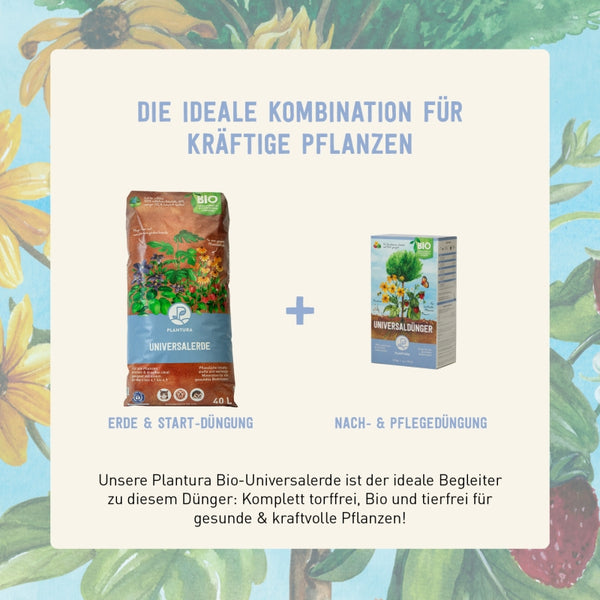 Plantura Bio-Universaldünger mit Bio-Universalerde