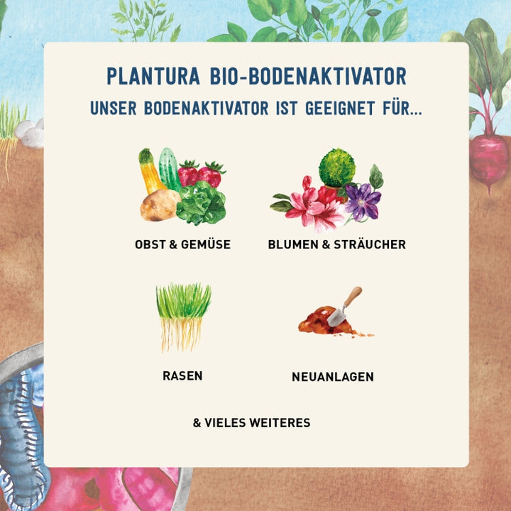Anwendungsmöglichkeiten Bio-Bodenaktivator 