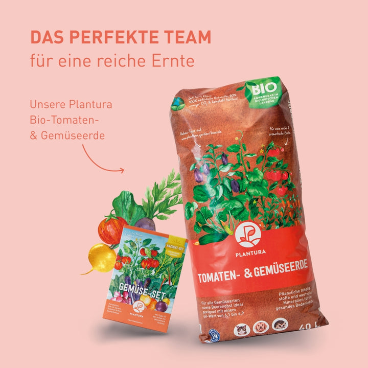 Gemüseerde und Gemüse-Anzucht von Plantura