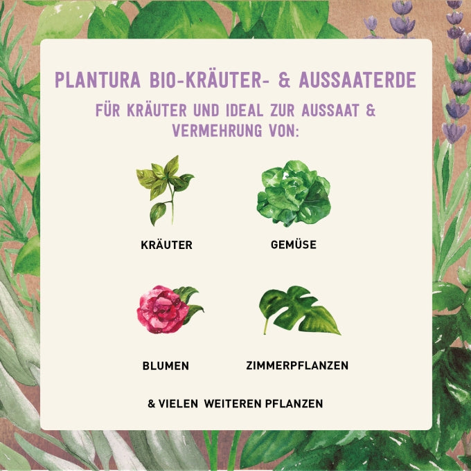 Bio-Kräutererde von Plantura