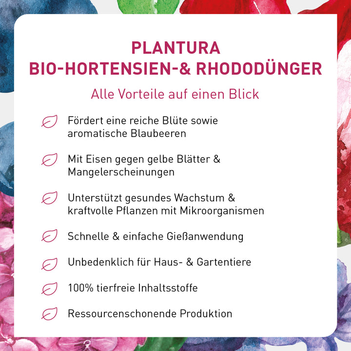 Bio-Hortensien- & Rhododendrondünger / 800 ml
