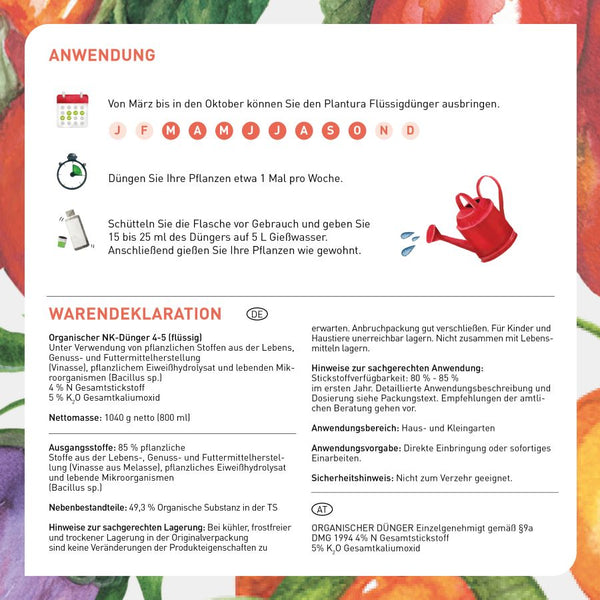 Anwendung des Plantura Bio-Gemüsedüngers