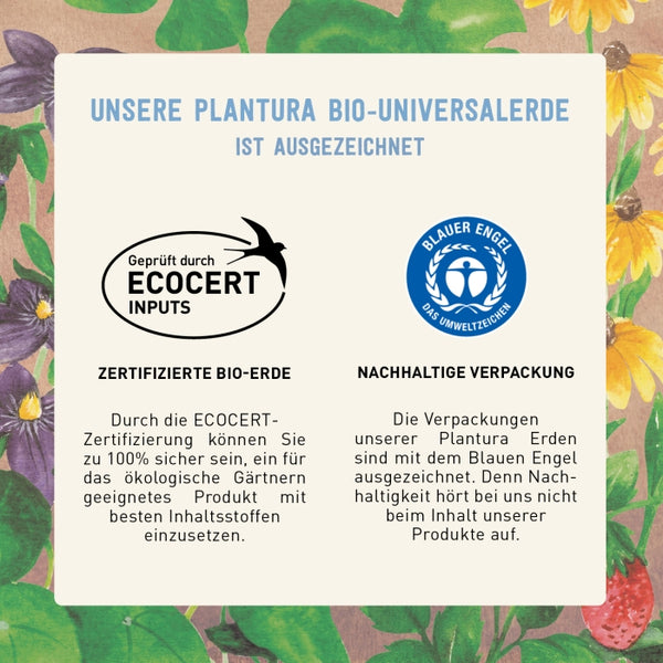 Nachhaltige Plantura Bio-Universalerde