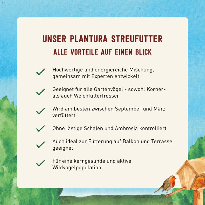 Vorteile des Fettfutters für Wildvögel