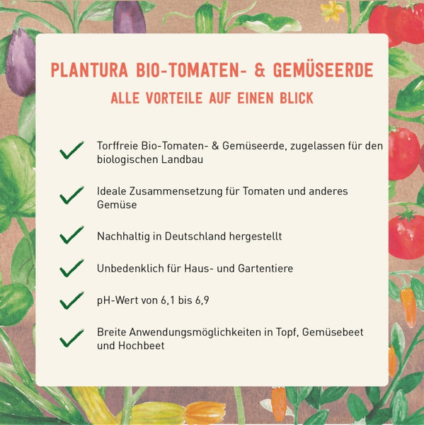 Vorteile der torffreien Plantura Gemüseerde